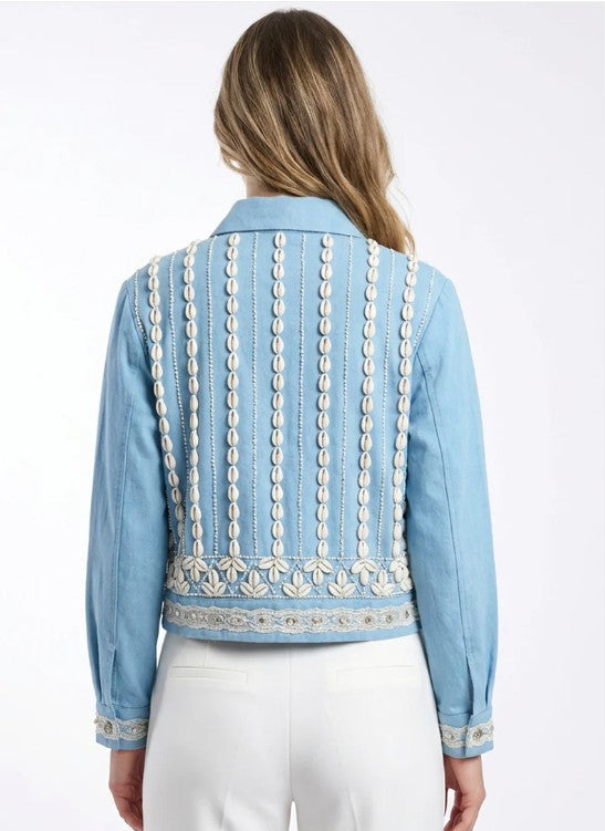 ibBan Women's Embroidered Jacket Amara