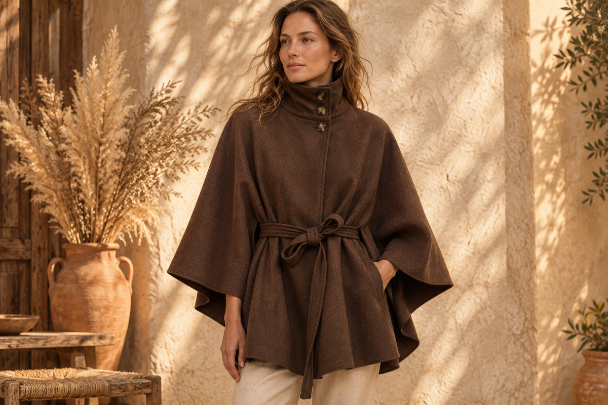 Bohemian campagnefoto van de bruine cape