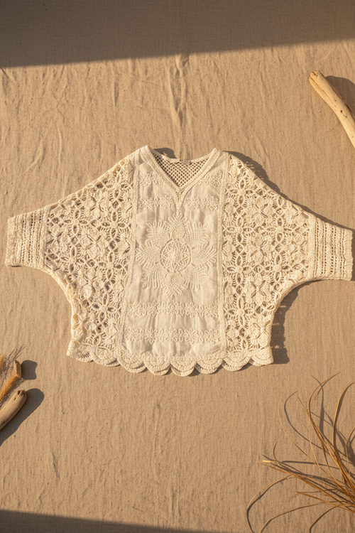 Crochet top Ibiza stijl