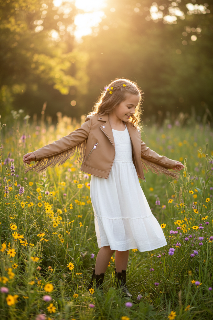 Fringe Jacket Kids Lifestyle